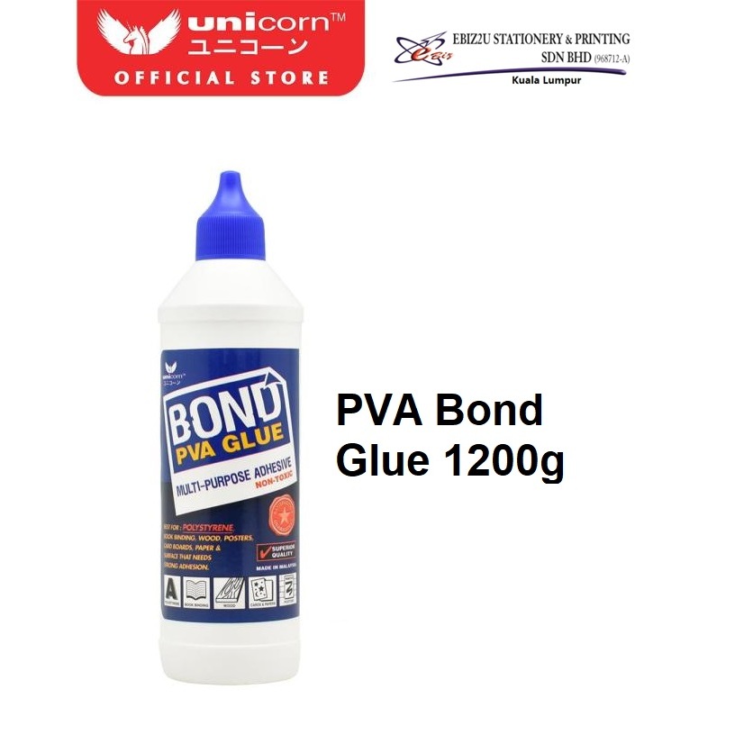 กาวอเนกประสงค์ยูนิคอร์น PVA Bond Glue 1200g