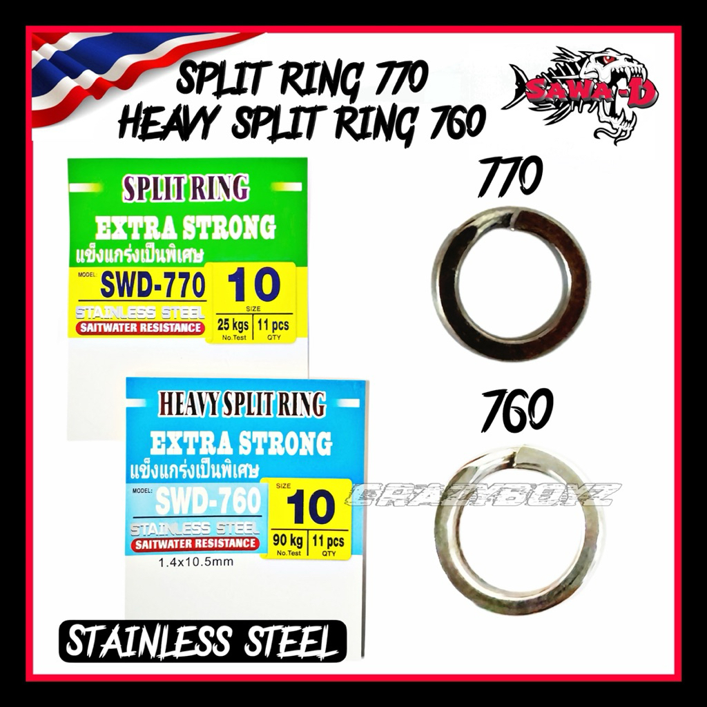 Sawa-D แหวนแยกหนัก SWD760 & SWD 770