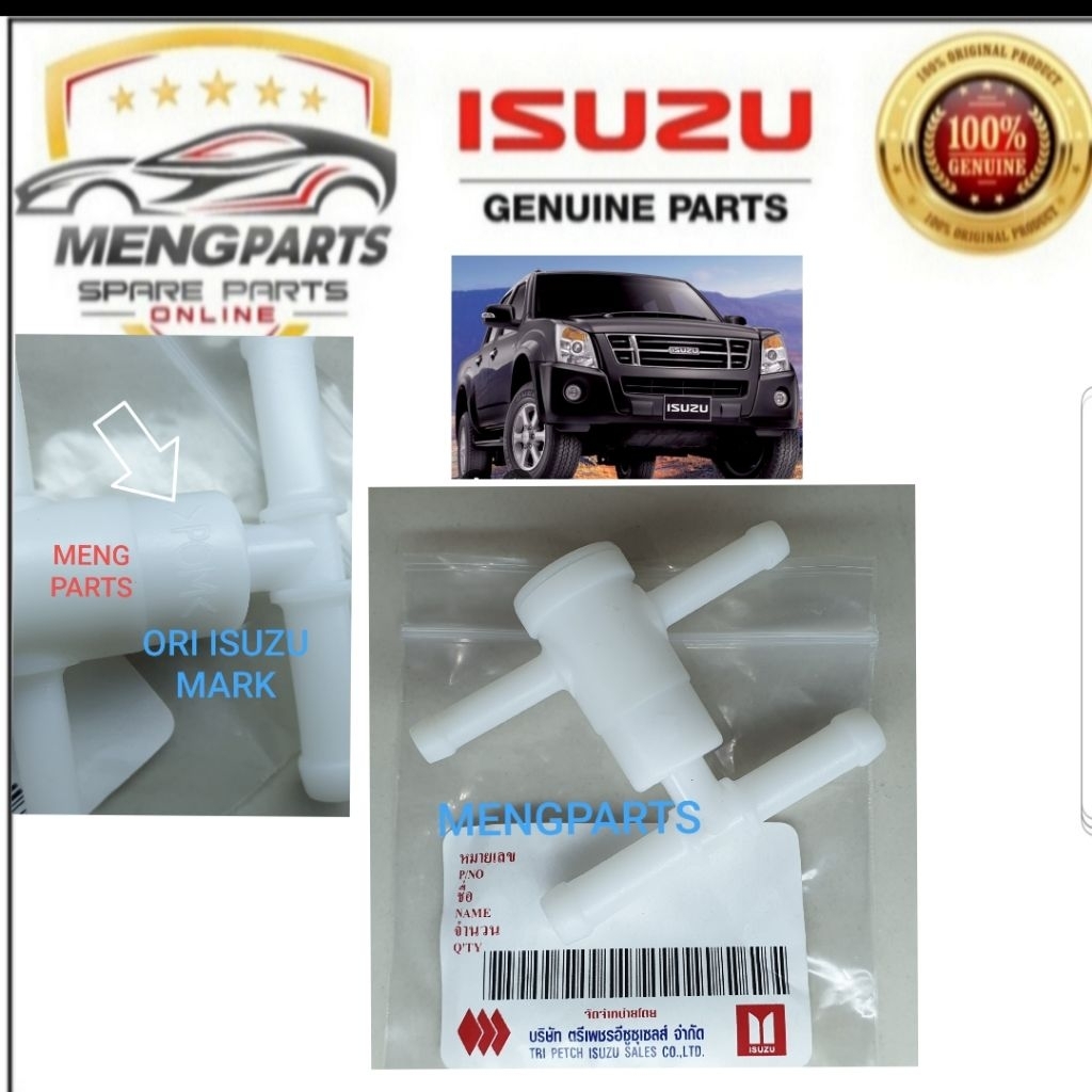 ISUZU D-MAX ONE WAY FUEL VALVE PIPE 4 WAY VALVE 8-97375919-0......