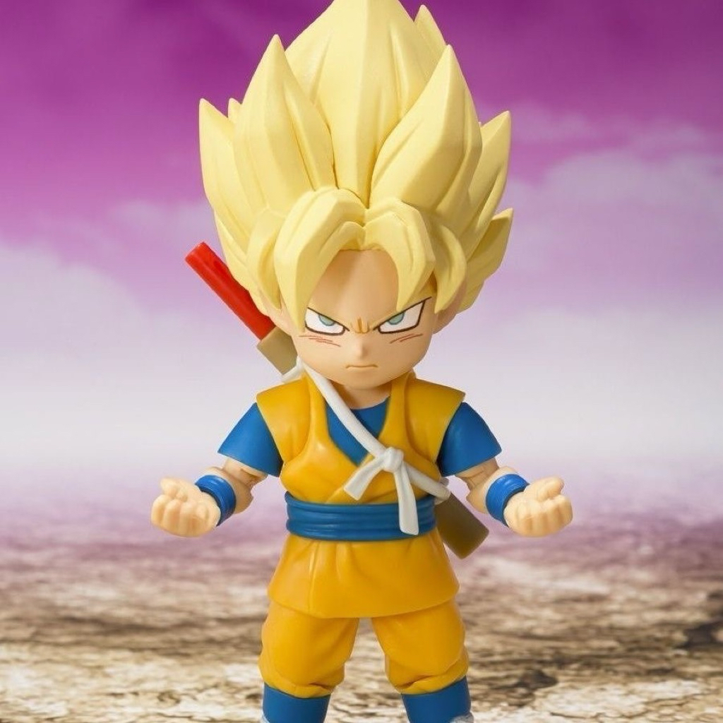 Shf dragonball daima son goku super saiyan mini