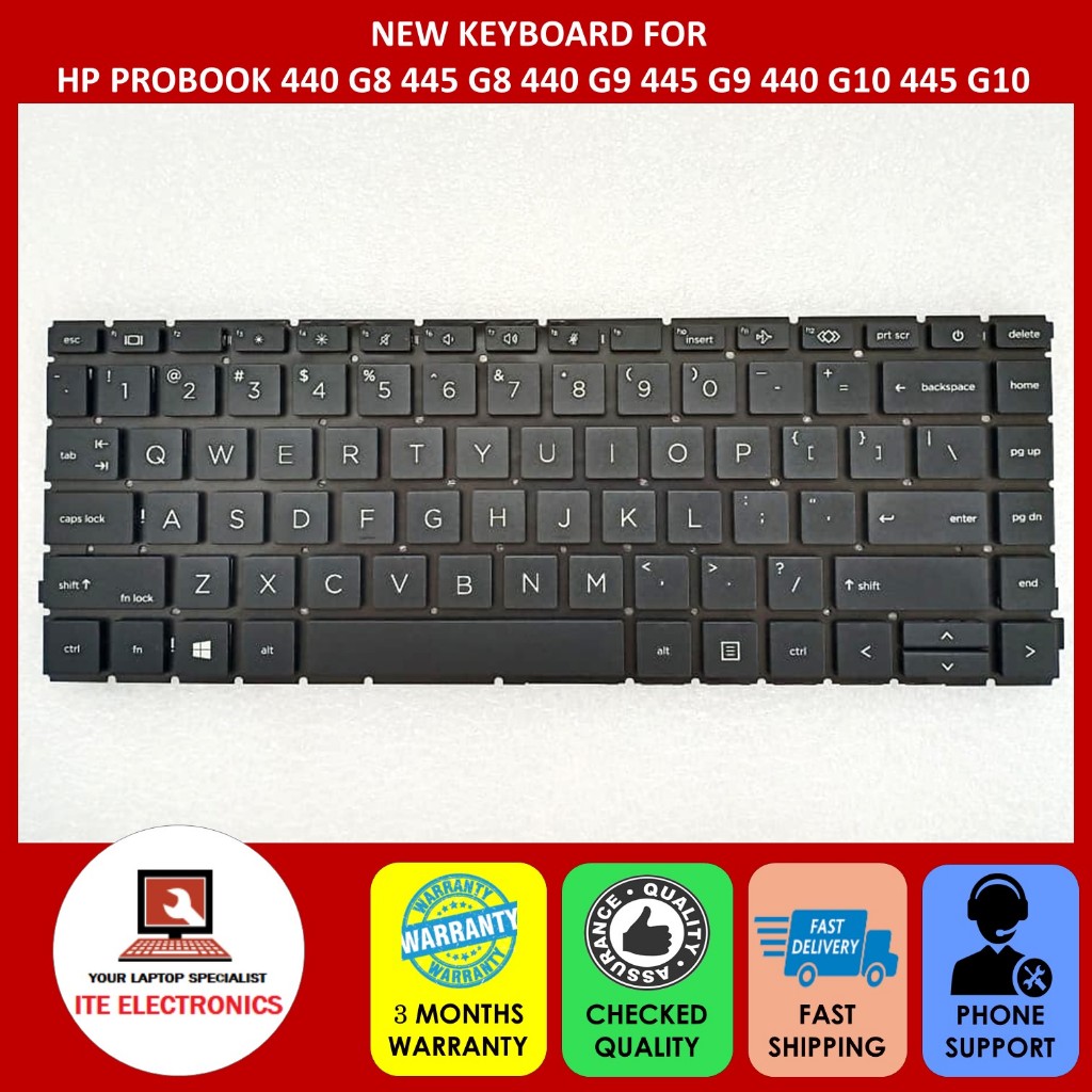 ใหม่ HP PROBOOK 440 G8 445 G8 440 G9 445 G9 440 G10 445 G10 SERIES แป้นพิมพ์แล็ปท็อป
