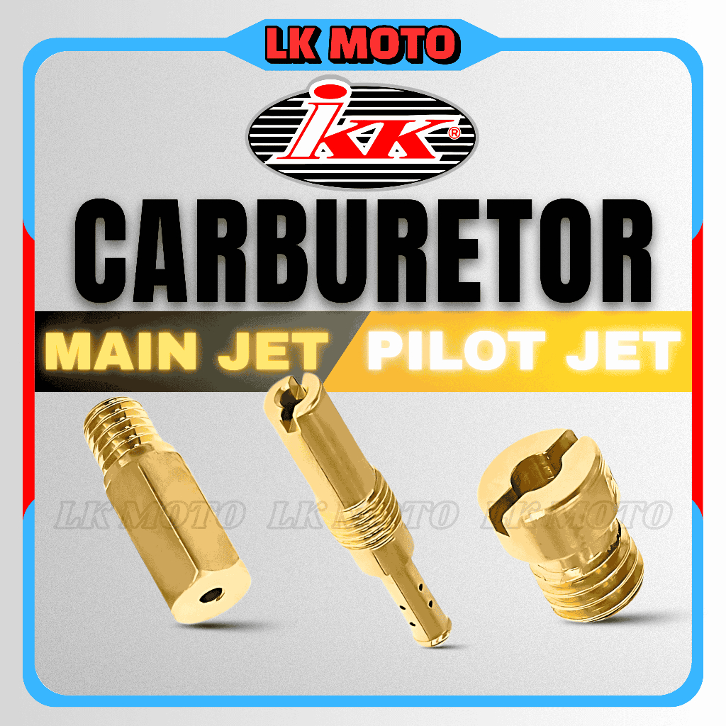 IKK CARBURETOR MAIN JET PILOT JET PWK KR150 LC135 V2 75~220 สําหรับขนาด 170–220 รู้สึกฟรี PM me