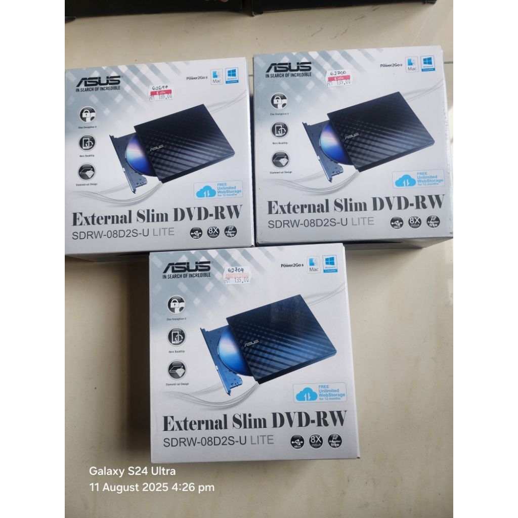 LG External Slim DVD-RW.SDRW-08D2S-U Lite ใหม่แต่เก่า
