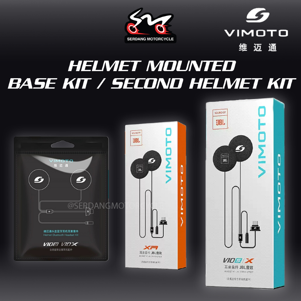 ชุดฐาน VIMOTO / ชุดลําโพงสําหรับ V10S V10X XR หมวกกันน็อคบลูทูธอุปกรณ์เสริม Intercom รถจักรยานยนต์