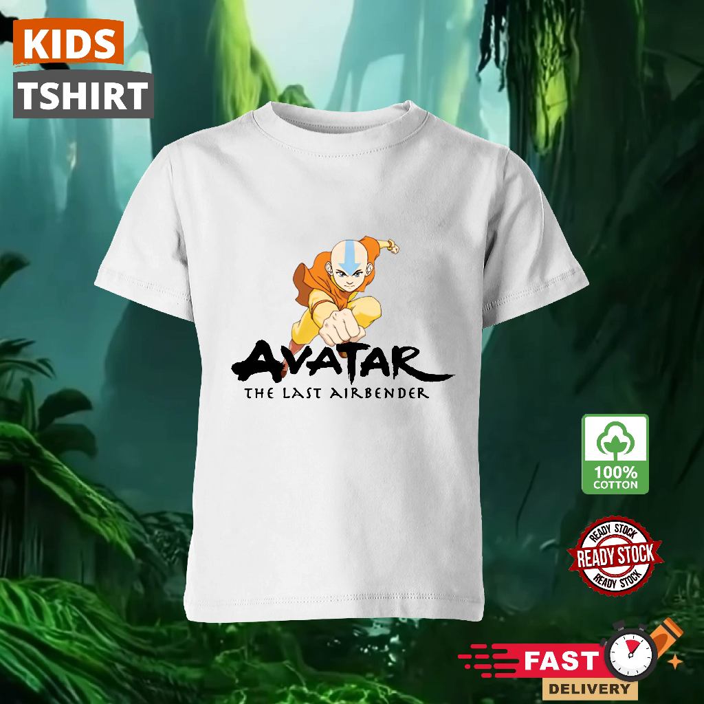 KIDS TSHIRT ผ้าฝ้ายพรีเมี่ยม AVATAR 1-12 ปี