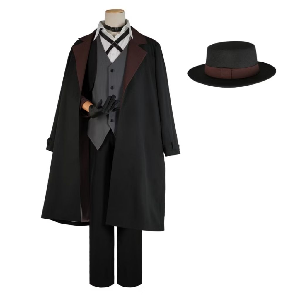 HOLOUN Bungo Stray Dogs Nakhara Chuuya คอสเพลย์เครื่องแต่งกาย Coat (Pre-Loved) Chuya BSD Bungou ของแ