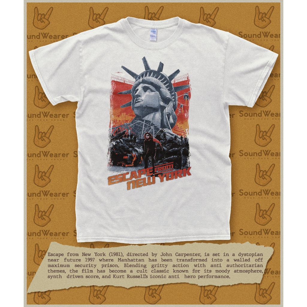Escape From New York 1981 Cult Dystopian Movie Tshirt