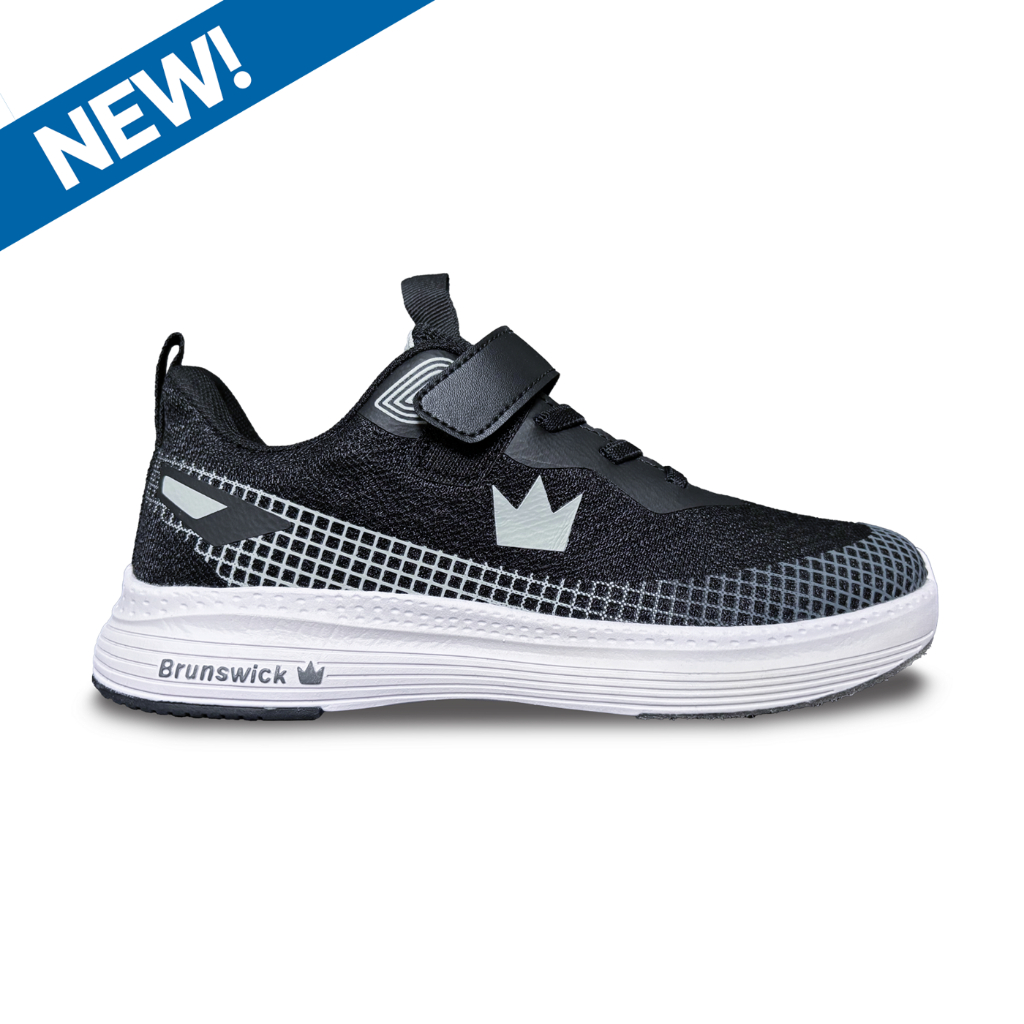 รองเท้าโบว์ลิ่ง - BROWNSWICK - STRIKE ZONE - BLACK/GREY - BOYS - YOUTH - GIRLS X Proshop - X Pro Sho