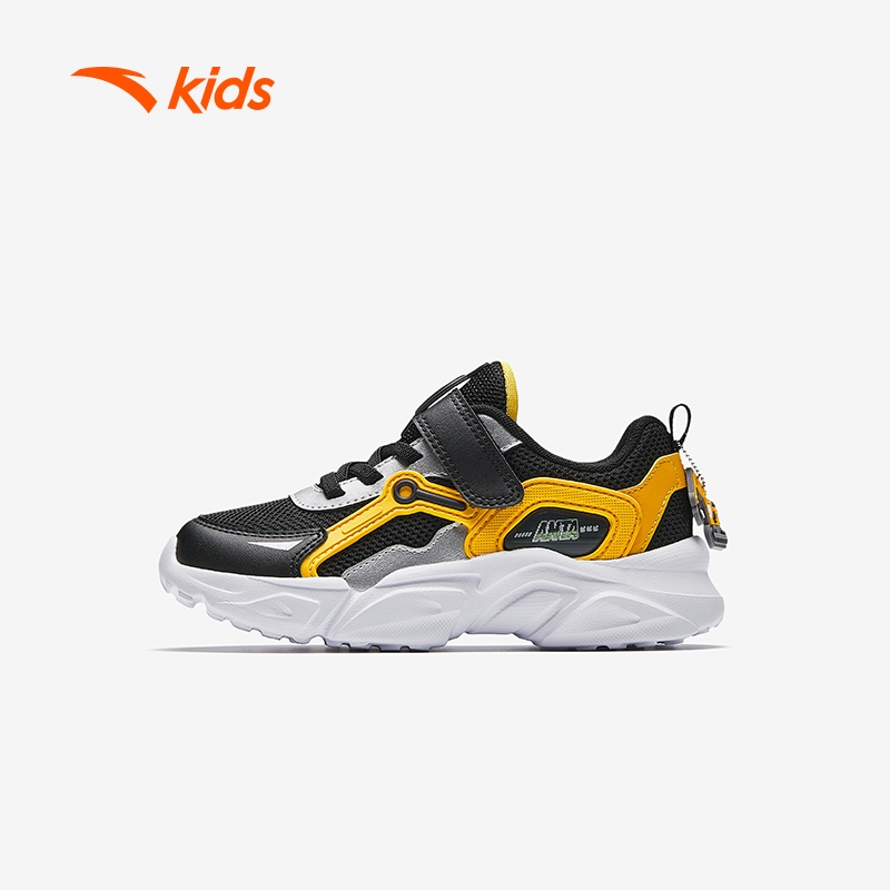 ANTA Kids Boys Trip Casual Shoes - สีดํา/เงิน/เหลือง 3125C9924-2
