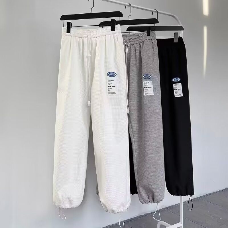 Mens Street Wear Casual Loose Straight Cut Lelaki Seluar Slack Lelaki Celana Baggy