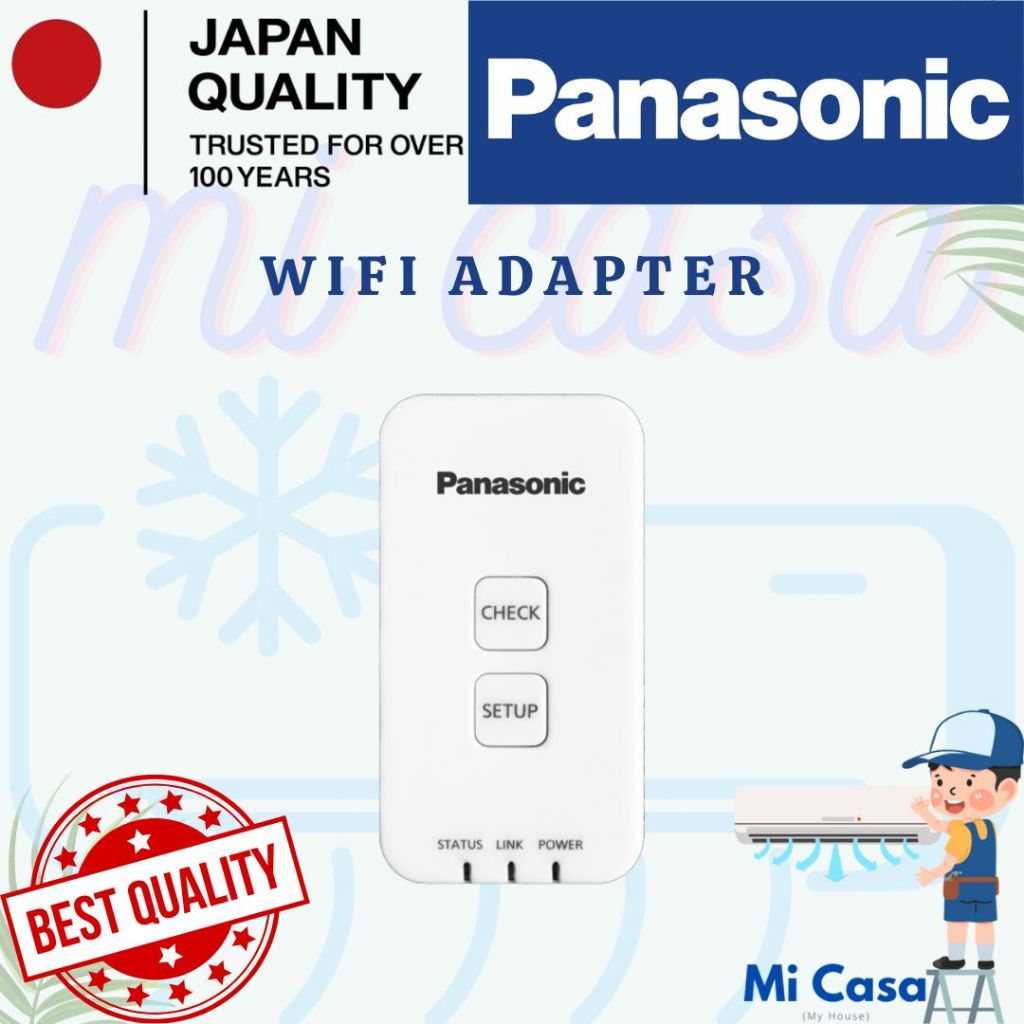 อะแดปเตอร์ PANASONIC WIFI สําหรับ AIRCOND KUCHING, SERIAN, KOTA SAMARAHAN & ASASAJAYA เท่านั้น