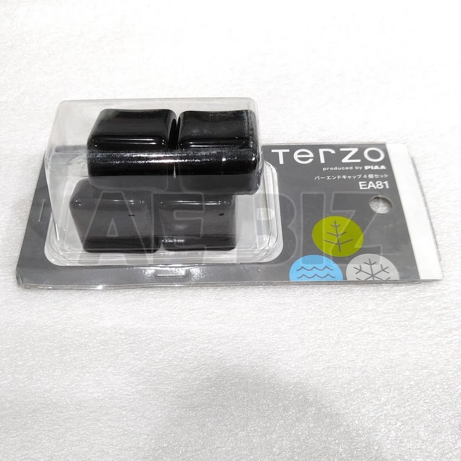 TERZO ROOF RACK SQUARE BAR END CAP SET EA81