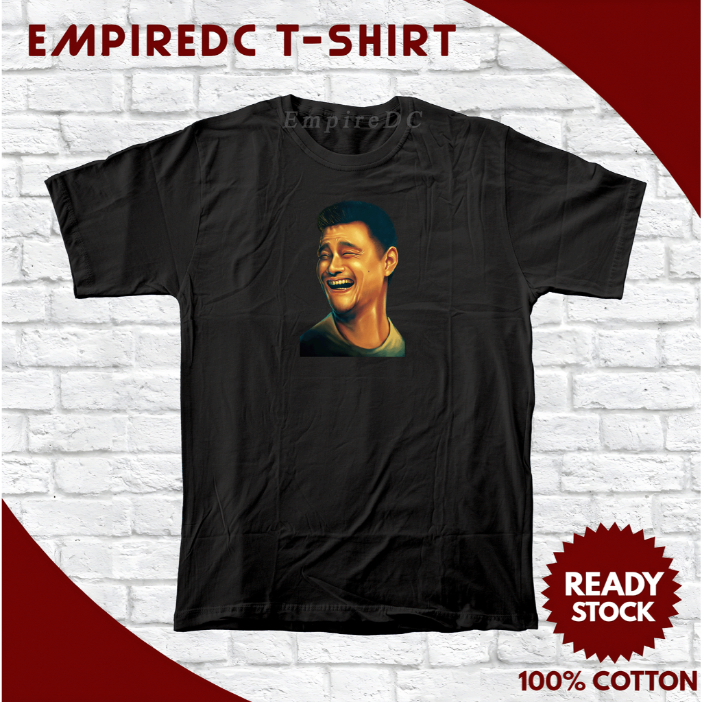 [EmpireDC] Meme Yao Ming Basketball Player Round Neck Cotton T-Shirt