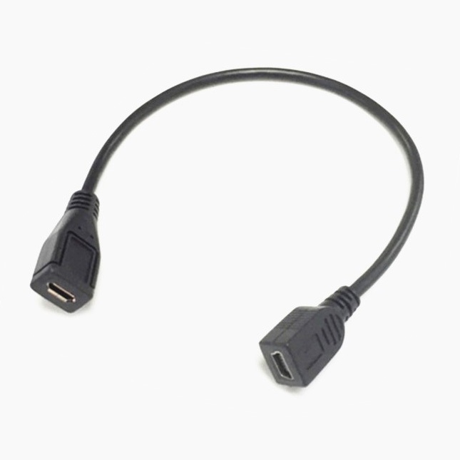 0.3M USB Mini 5 pin Female to Micro usb Female สาย USB Female