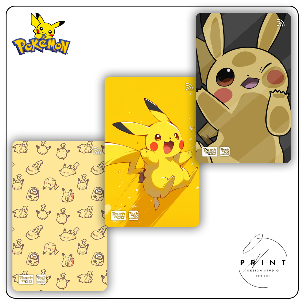 [Pikachu] คุณภาพสูง - Tng / Touch n Go Card Sticker - ATM Card Sticker - ACCESS Card Sticker