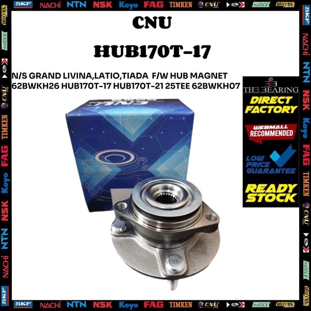 N/S GRAND LIVINA,LATIO TIADA FRONT WHEEL HUB MAGNET,62BWKH HUB170T-17 HUB170T-21