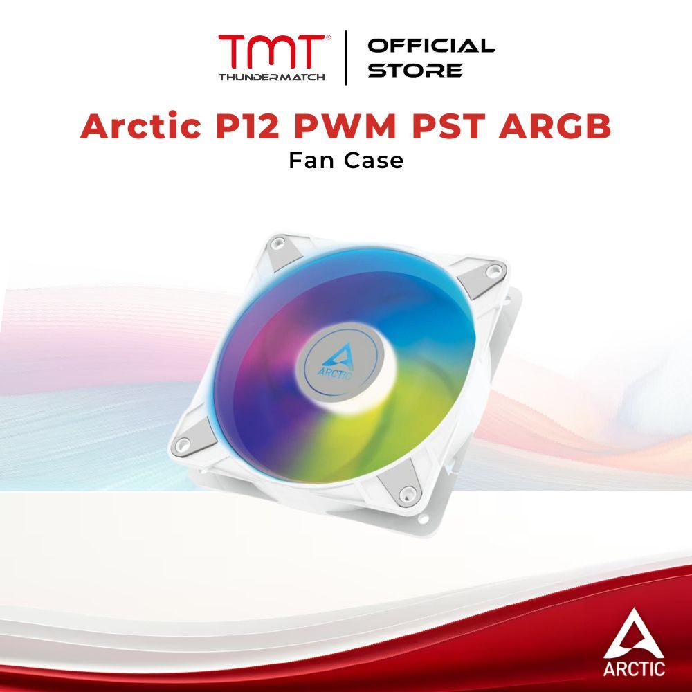 TMT Arctic P12 PWM PST ARGB 12CM พัดลมเคส