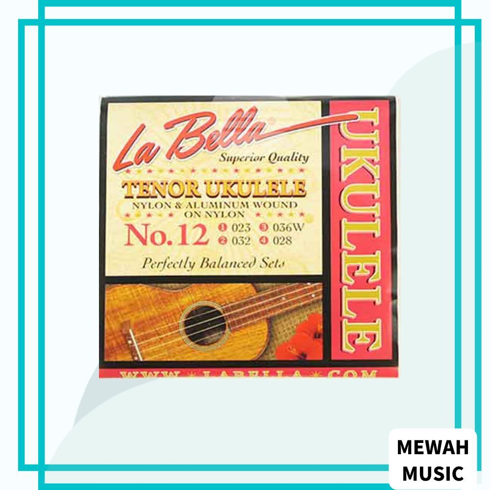 LA BELLA No.12 Tenor Ukulele Strings (ชุด)