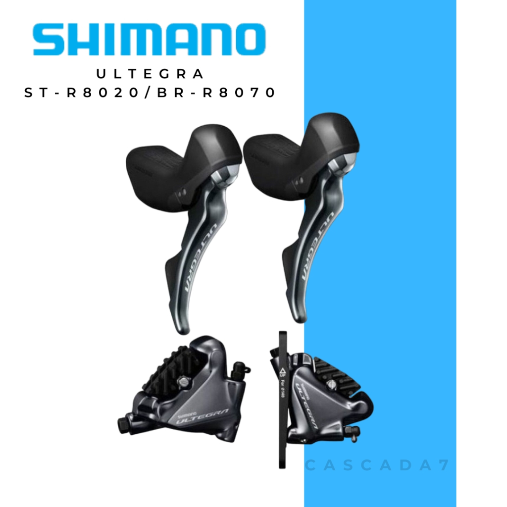 แผ่น Shifter Shimano Ultegra R8020 + เบรค / แผ่นไฮดรอลิก Shimano R8020