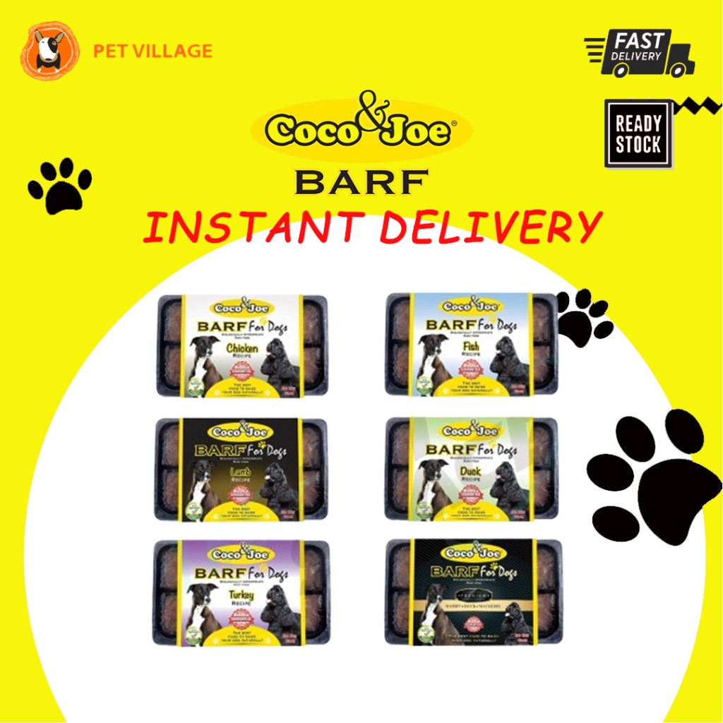 **จัดส่งทันที**COCO & JOE Barf Raw Food For Dogs ( 300g และ 1kg)