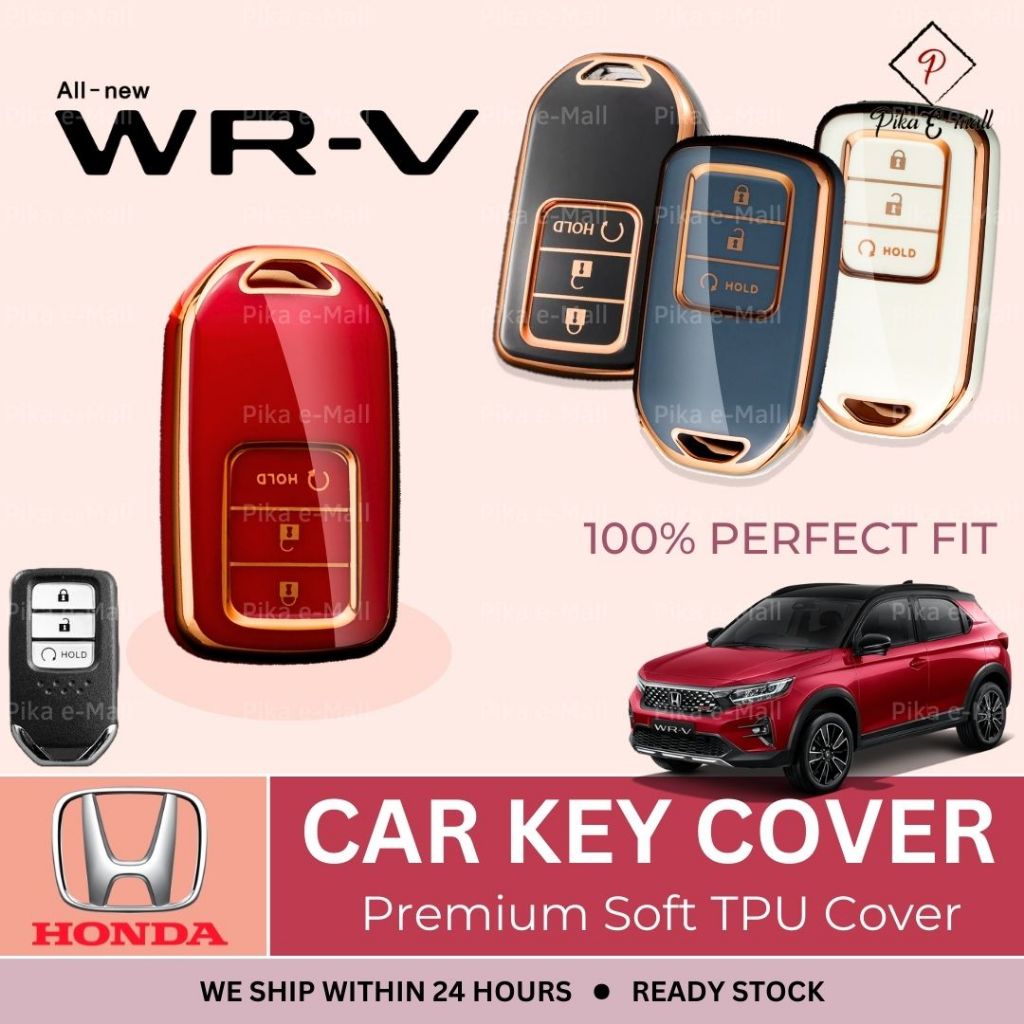 Honda WRV 2023 ฝาครอบกุญแจผู้ถือ Kunci Sarung Honda WRV 2023 อุปกรณ์เสริม Aksesori TPU