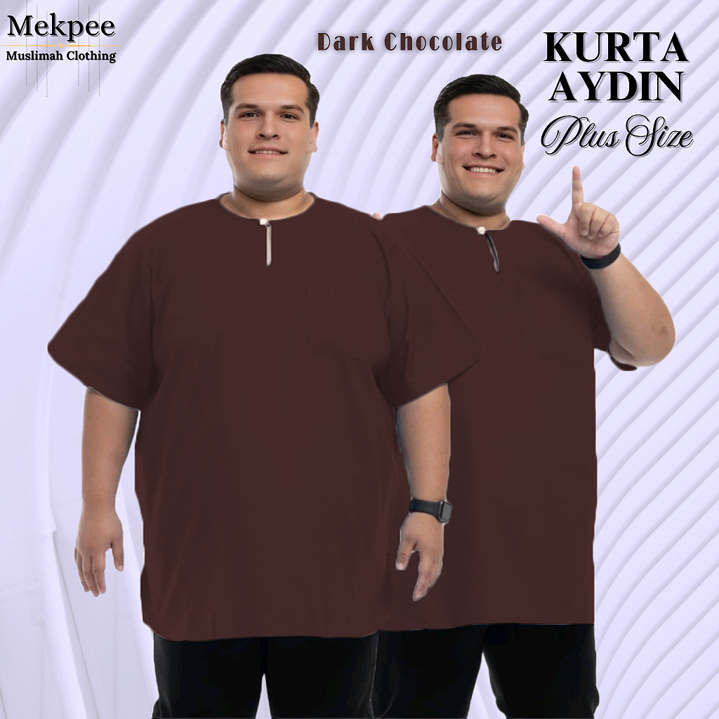 ใหม่ขนาดบวก Kurta Lelaki Aydin ครึ่งแขนผู้ชายแฟชั่นผ้า Cey สบาย By Mekpee Collection 2024