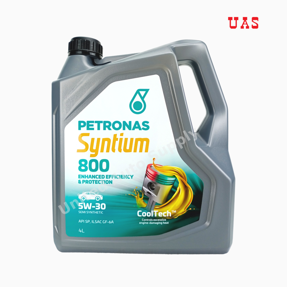 PETRONAS Syntium 800 5W30 น้ํามันเครื่องกึ่ง 4 Litre 5000KM Honda Proton Perodua