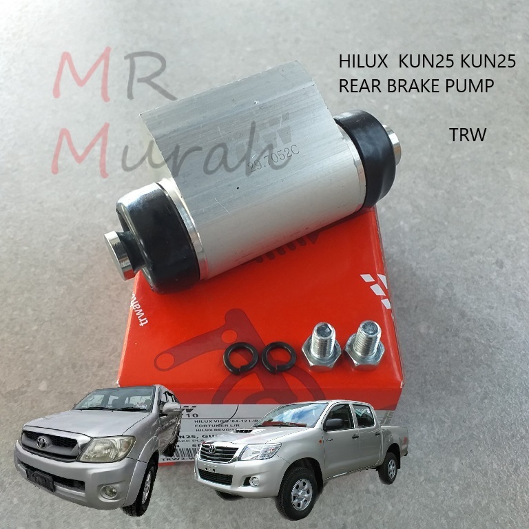 TRW BWA710 Hilux KUN25 KUN26 GUN125 ปั๊มเบรคหลัง (bellakang) Fortuner
