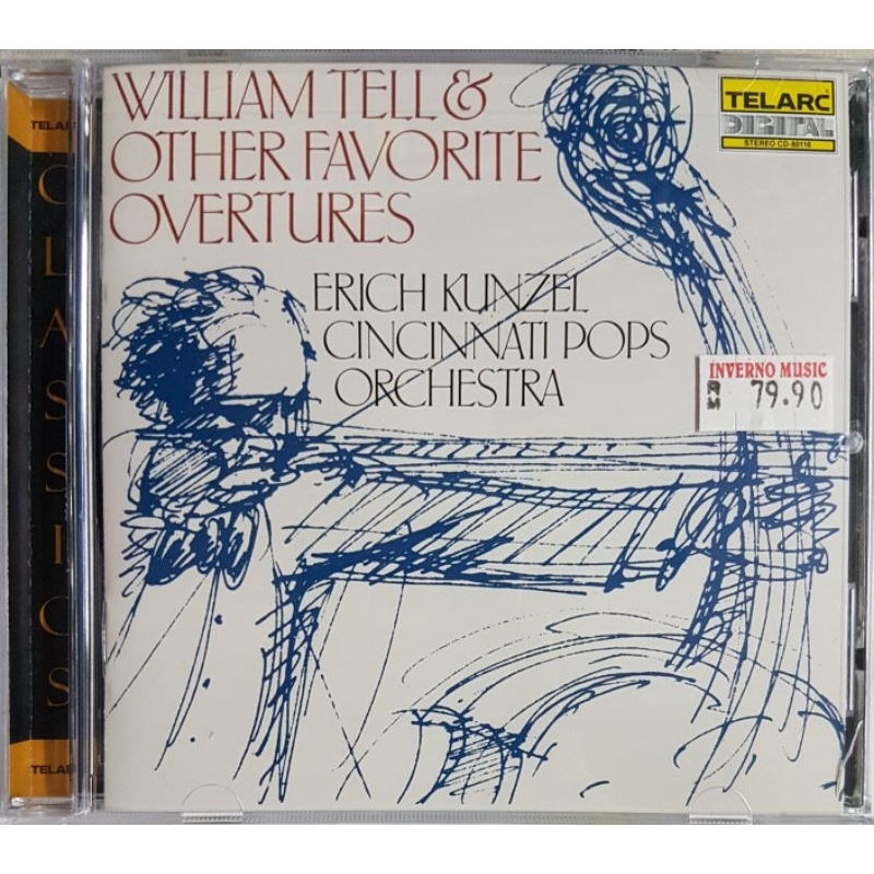 Telarc - William Tell & Overtures ที่ชื่นชอบอื่นๆ: Erich Kunzel/ Cincinnati Pops Orchestra CD