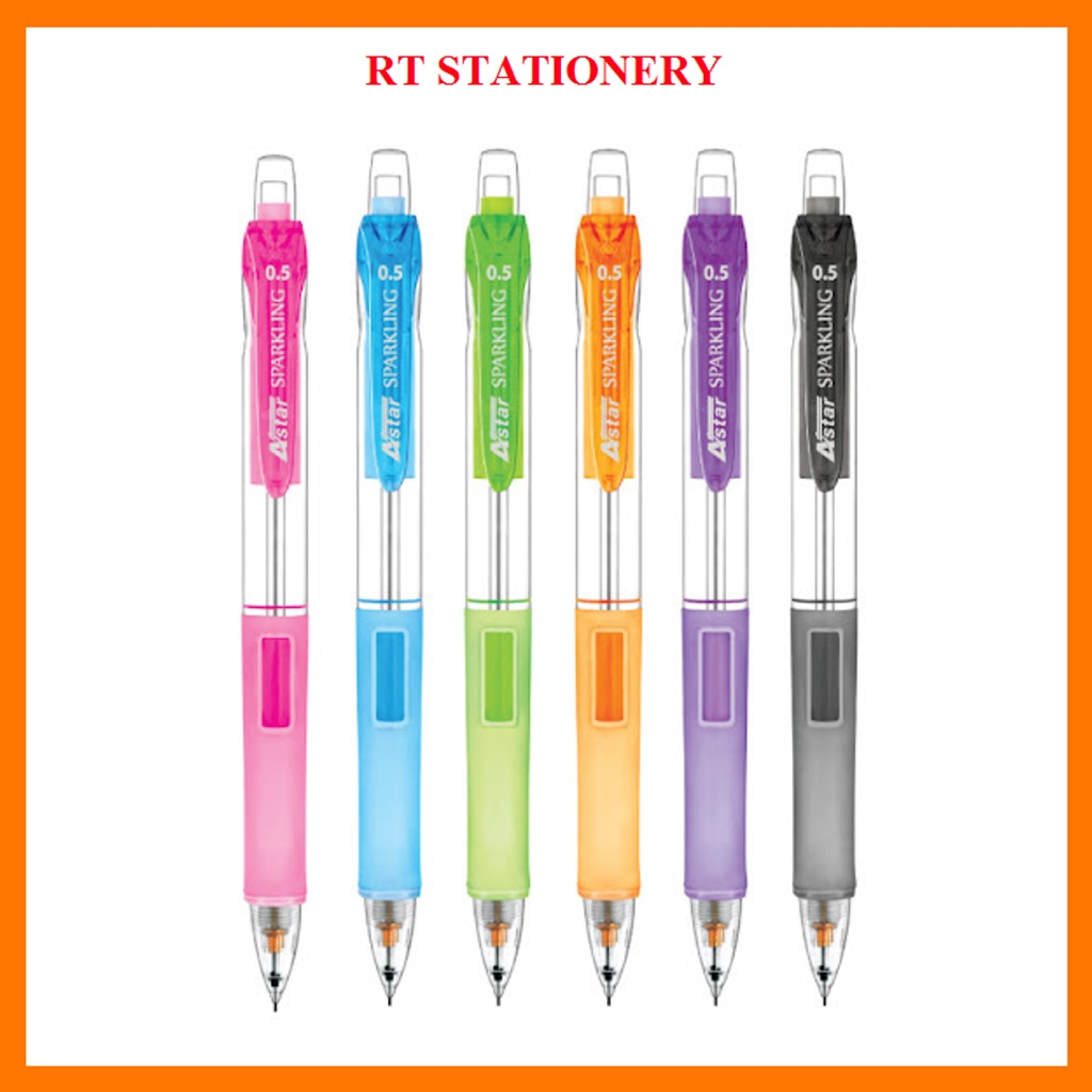 Astar MP- X7 (0.7mm) Shaker ดินสอกด + ไส้ดินสอ (สุ่ม) / ดินสอ Picit Shaker / ดินสอ Tekan Shaker