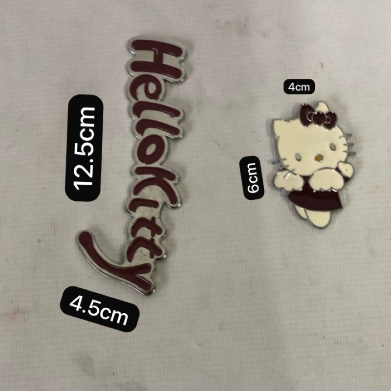 Stk-10038 : โลโก้สัญลักษณ์ Hello Kitty Steel