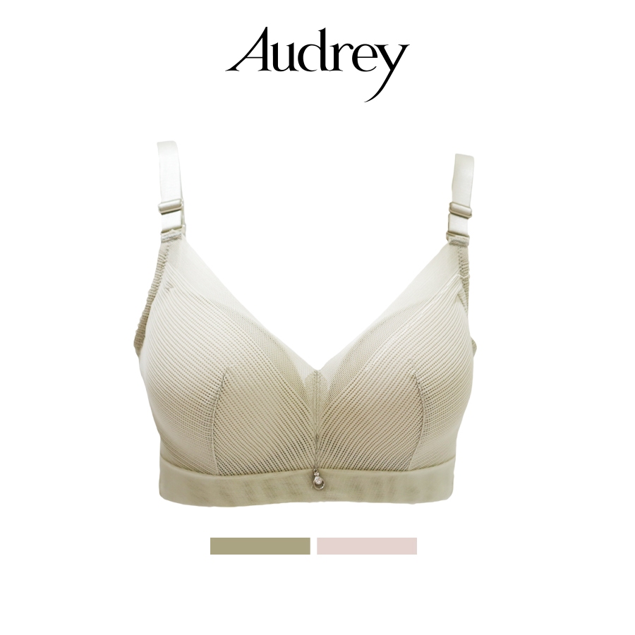 Audrey บราไร้สายหนา Moulded Push Up 5/8 Cup Fashion Bra 73-8205