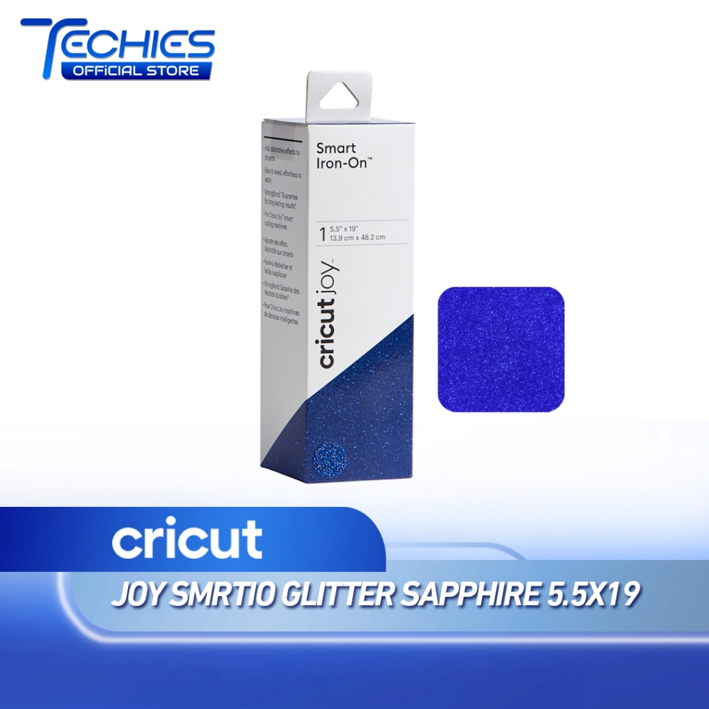 CRICUT Joy Smart Iron-On Glitter Sapphire 5.5X19 2007215