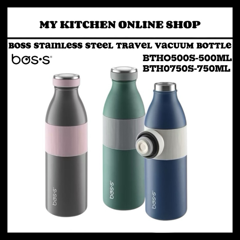 BTH0500S & BTH0750S BosS S/Steel Travel Vacuum Bottle 500ml&750ml