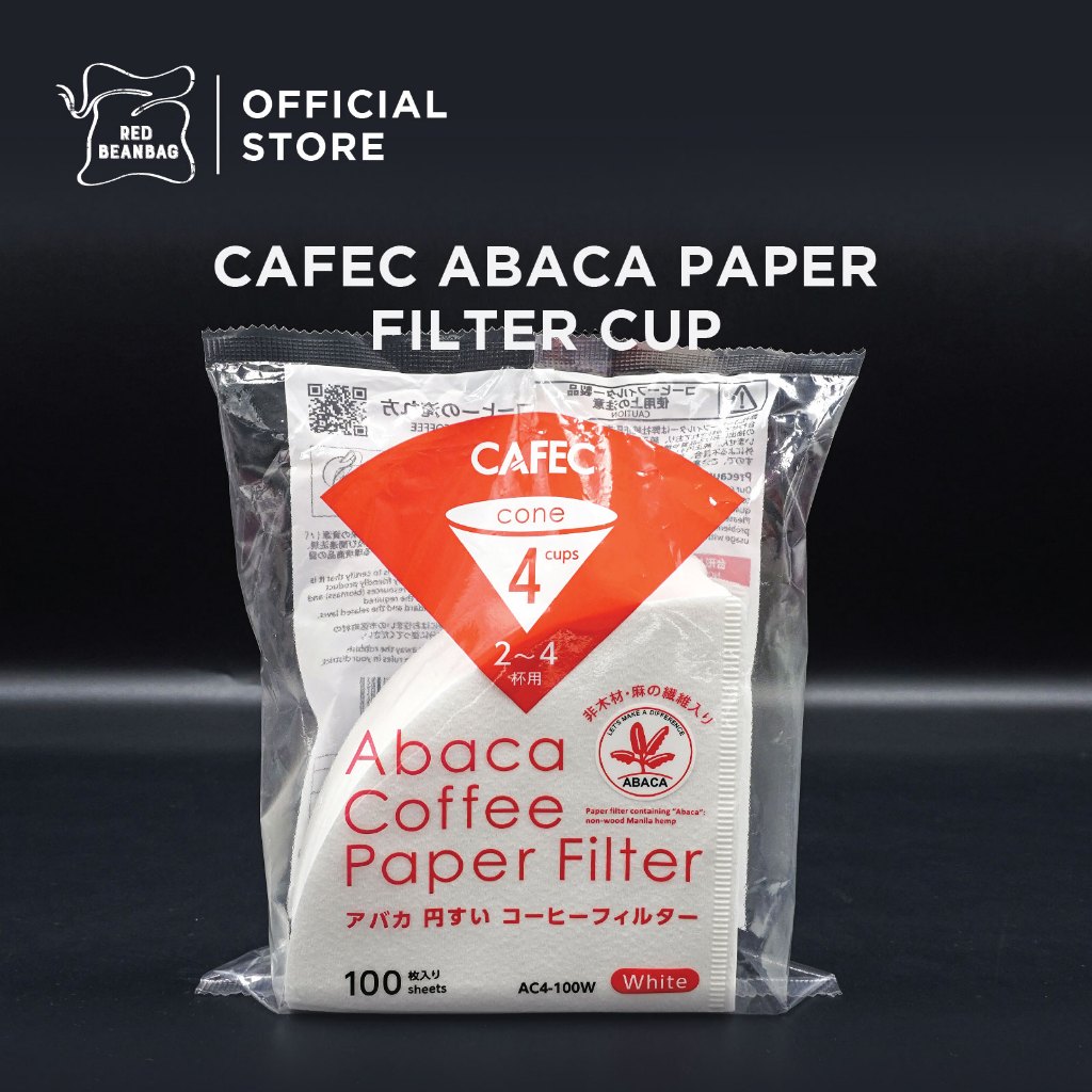 Cafec ABACA กระดาษกรองกาแฟ Cup4