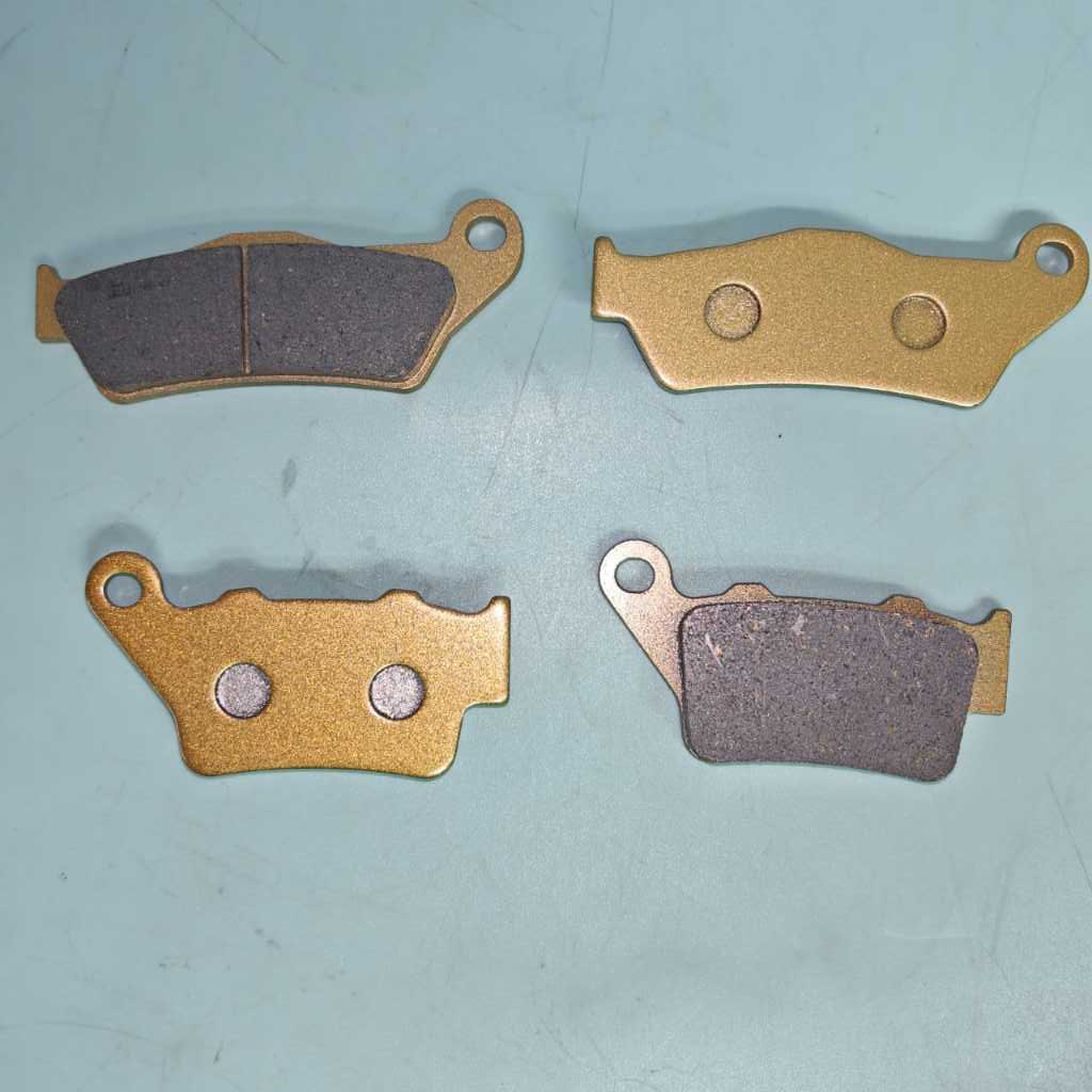 Royal Enfield Himalayan 411 / Scram 411 - ชุดผ้าดิสเบรค [ หน้า / หลัง / ชุด ]