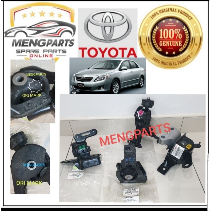 TOYOTA ALTIS ZRE142 1.8 AUTO 2010Y-2013Y ENGINE MOUNTING SET @4PC