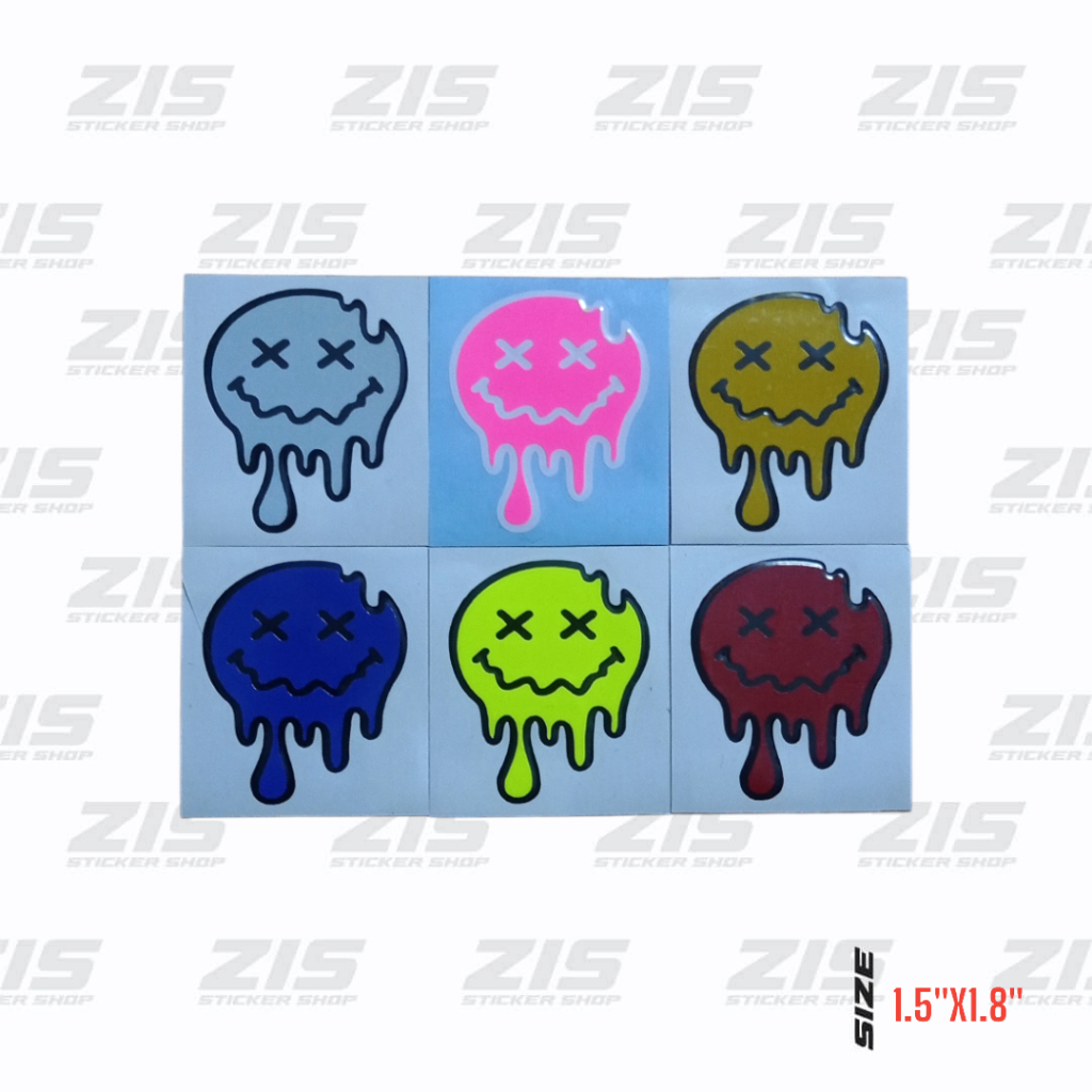 สติ๊กเกอร์ EMOJI LELEH / สติ๊กเกอร์ไวนิลไดคัท