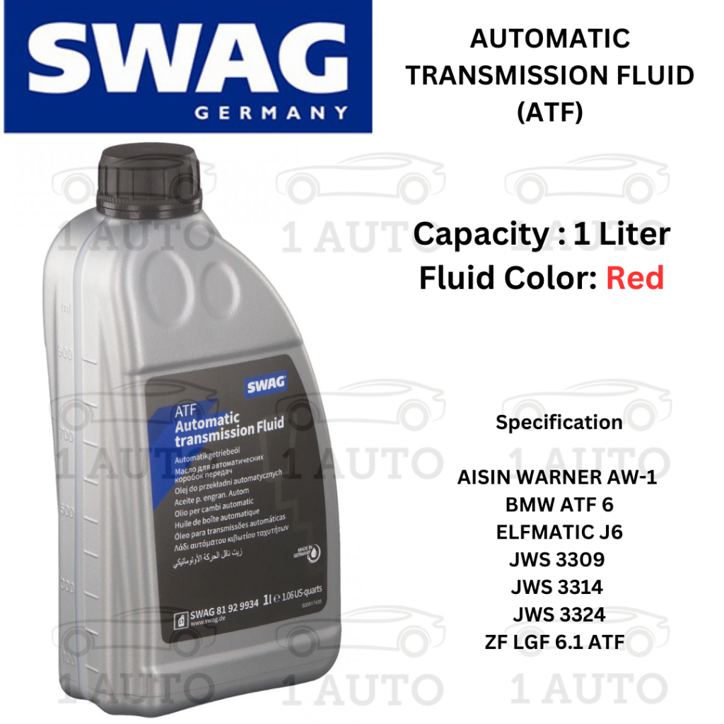 (MADE IN GERMANY) SWAG AUTOMATIC TRANSMISSION FLUID ATF MINI COOPER R53 R56 R55 R57 R58 R59 R60 R61 