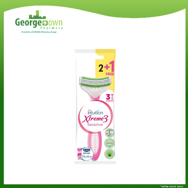 SCHICK XTREME 3 ผู้หญิง DISPOSABLE 2+1