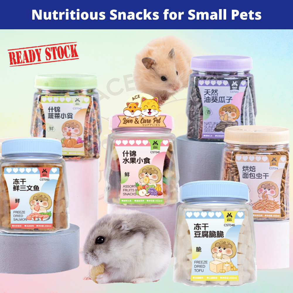 Jonsanty Yee Hamster Food / Makan Hamster Rabbit Guinea Pig / Hamster Snack Bread worm Seed/ .