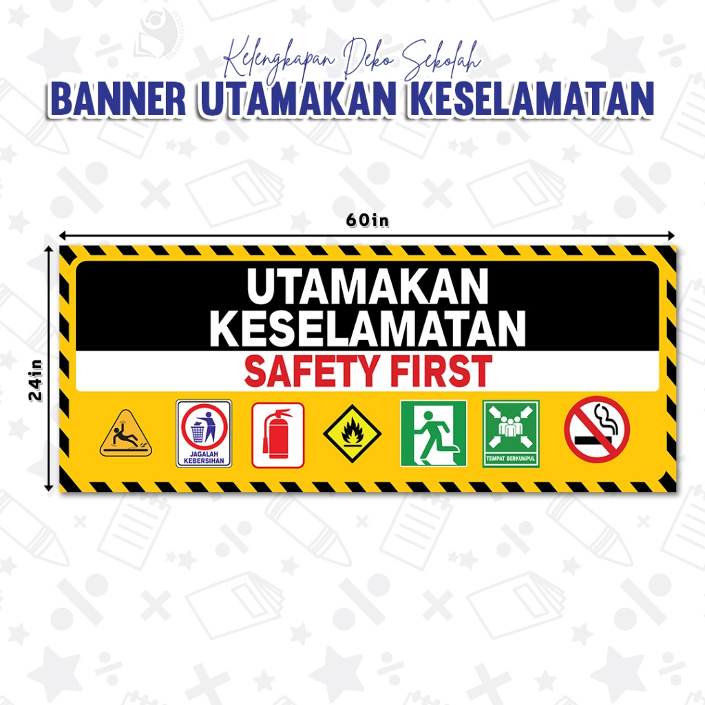 ️SAFETY FIRST BANK ️ SAFETY FIRST / MAXIMUM FUN / WORKSHOP / THICK - 380GSM / เวลาน้ํา / CLASS DECOR