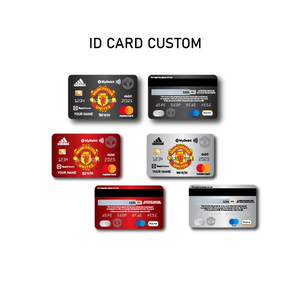 ID CARD CUSTOM FAKE สําหรับ FUN เพิ่มชื่อ CLUB MAN UTD