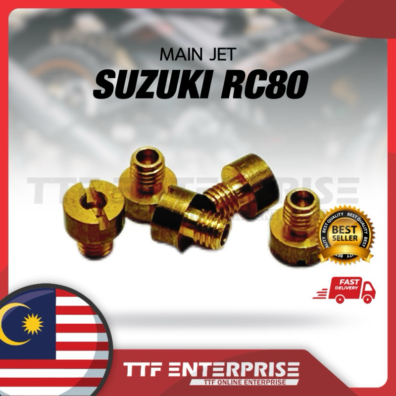 SUZUKI RC80 MAIN JET KARBURETOR MAINJET RC80