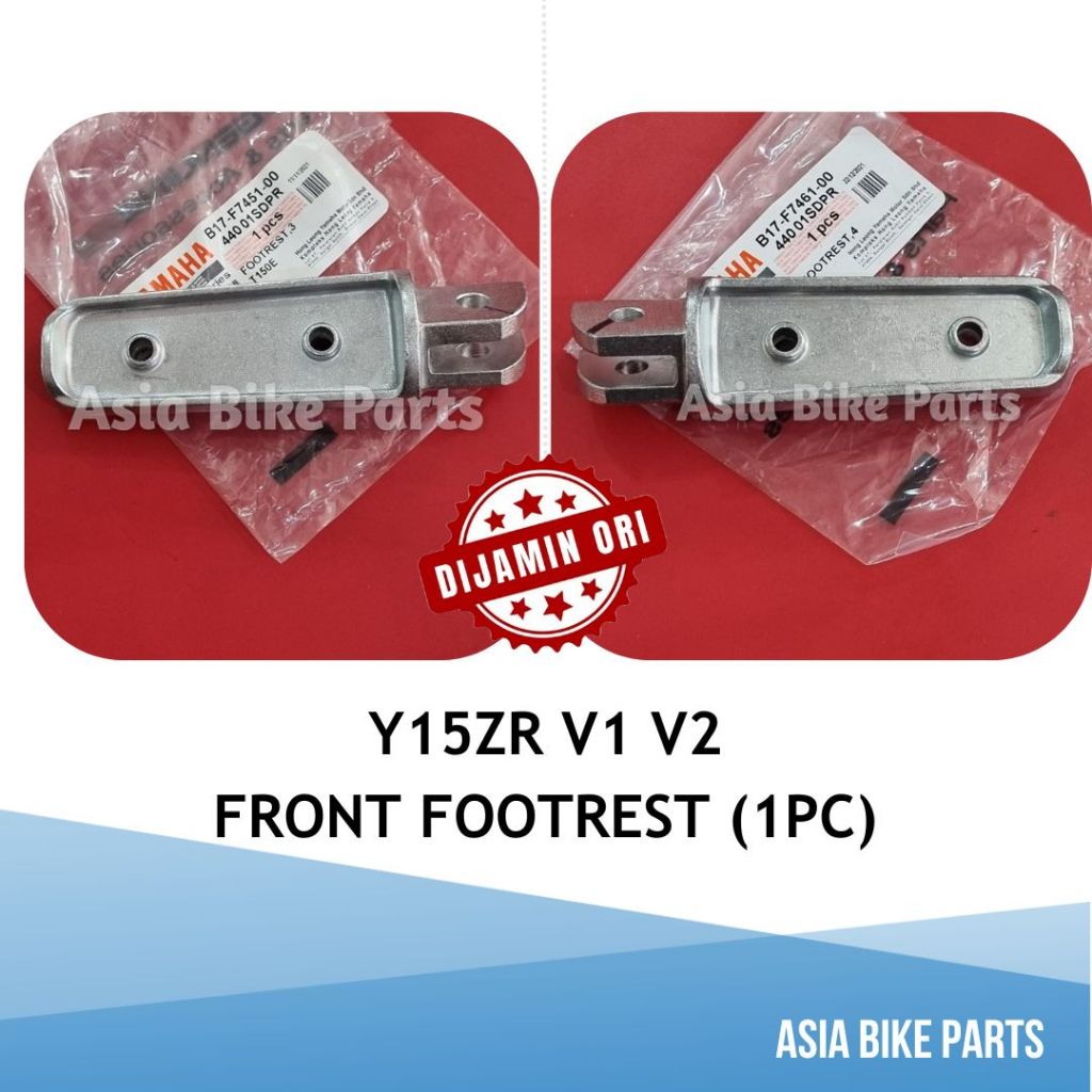 Yamaha Y15ZR V1 V2 พักเท้าหน้า / Besi Pemijak Pedal Depan - B17-F7451-00 / B17-F7461-00