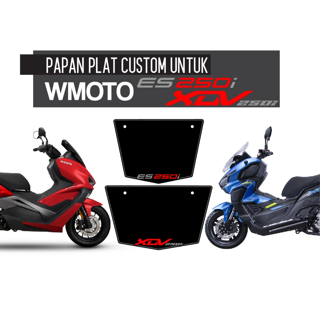 WMoto Es250i / XDV250i plat custom