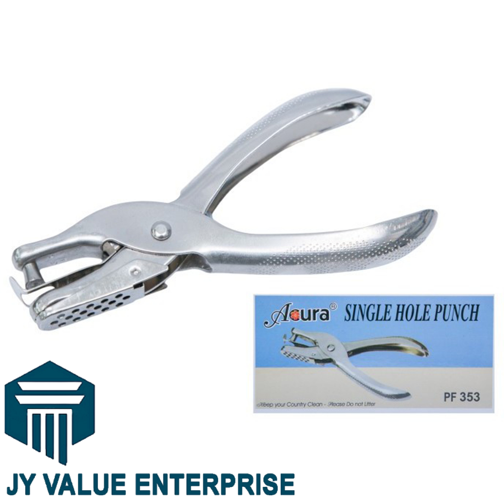 One Hole Punch Punch 1 หลุมโลหะ Punch 5 แผ่น Acura PF-353