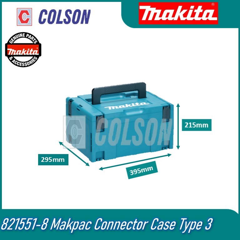 MAKITA โคลสัน ดู 821551-8 Makpac Connector Case Type 3