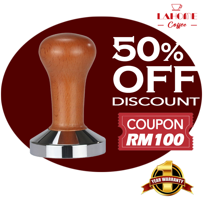 LAHOME กาแฟ Tamper 51mm Espresso Tamper 51mm Espresso Coffee Tamper Barista กดเครื่องมือ KFJ