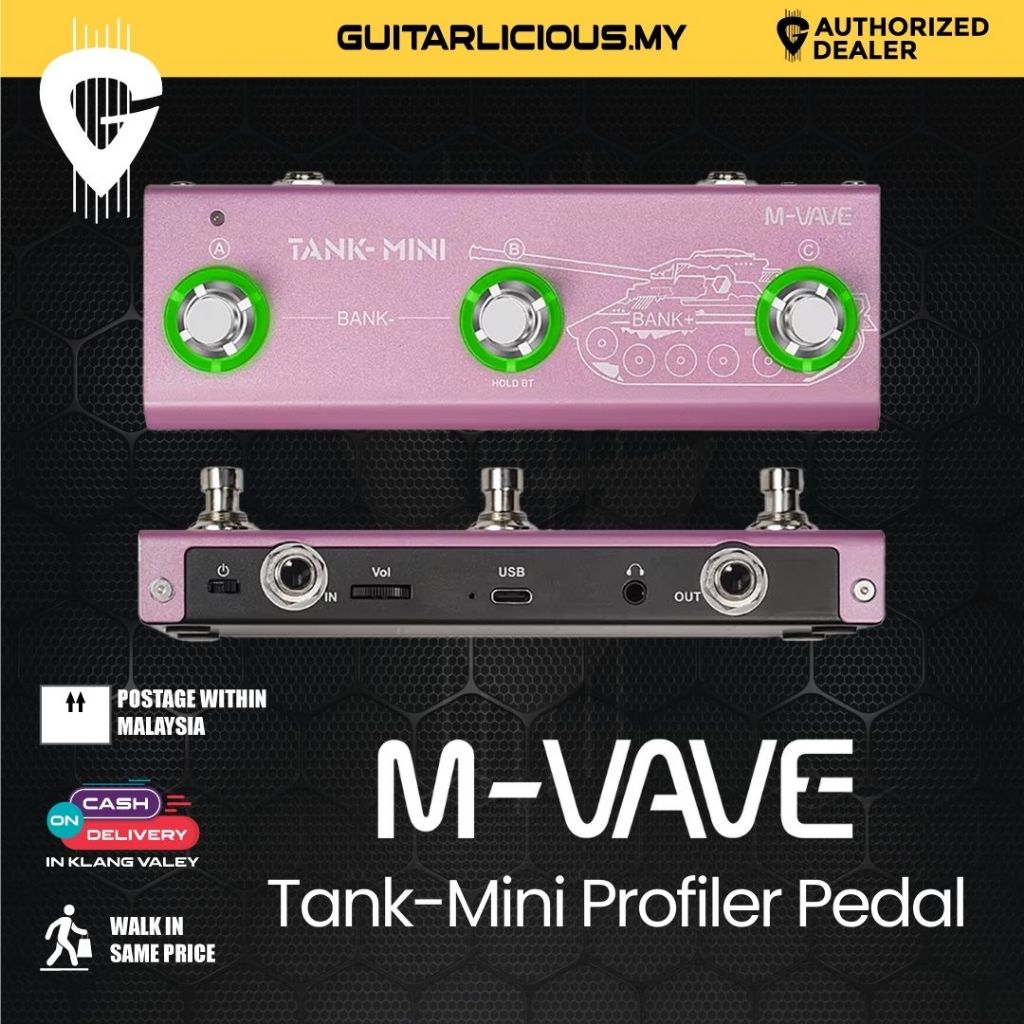 M-Vave Tank-Mini Profiler Pedal (ภาษาอังกฤษสากล)